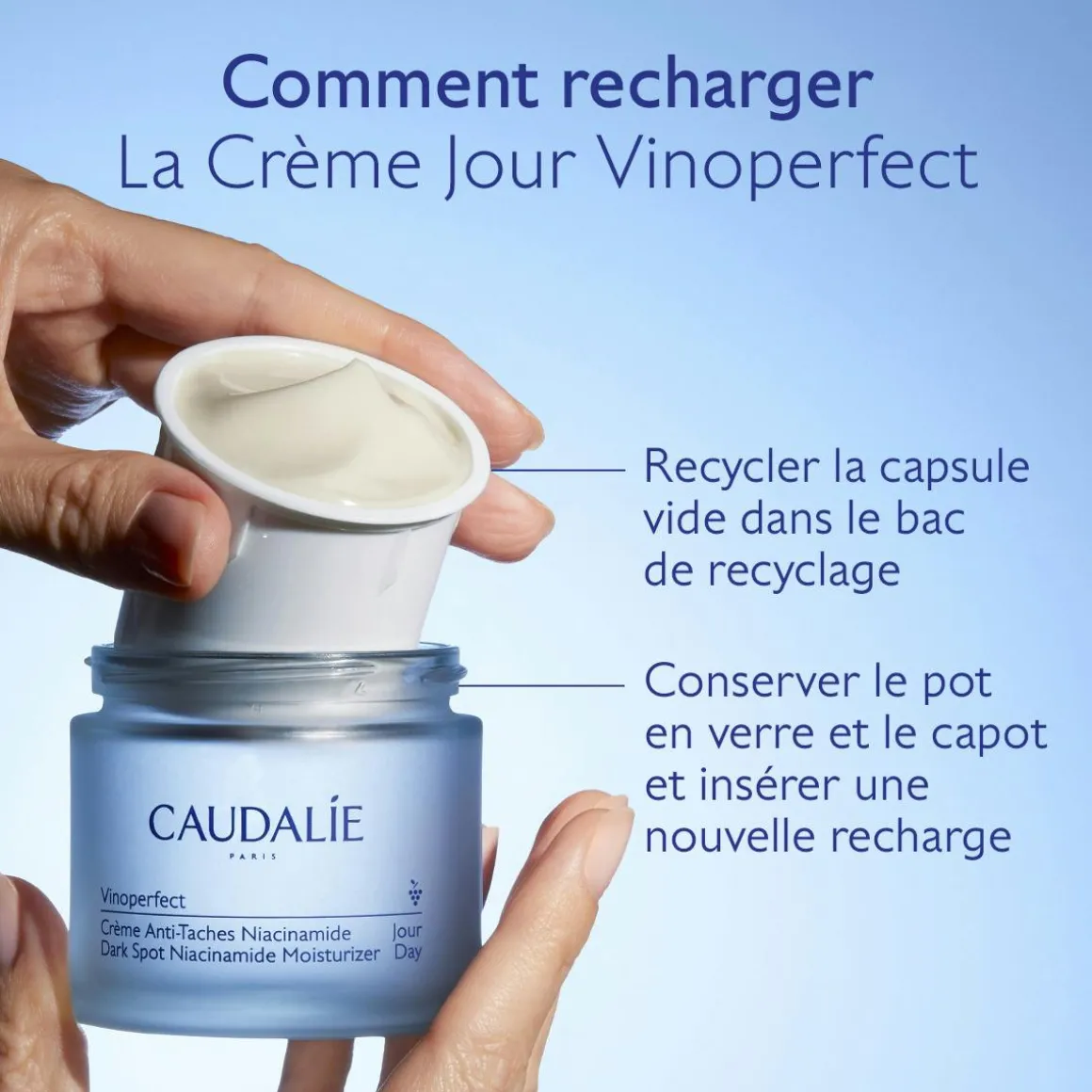 Crème Anti-Taches à la Viniférine & Niacinamide - Recharge