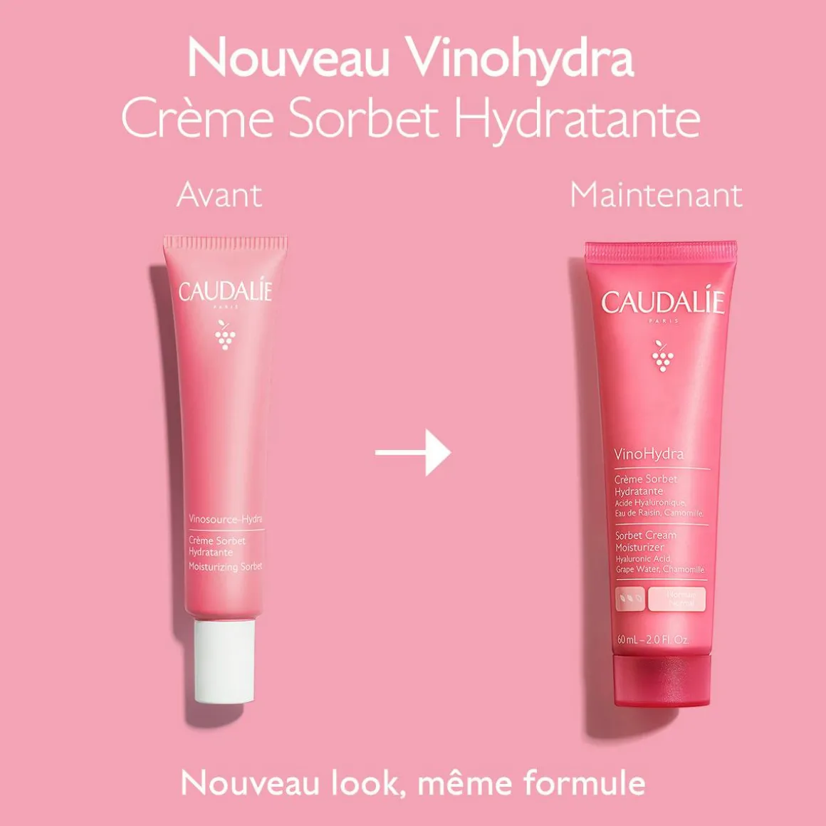 Crème Sorbet Hydratante à l'Acide Hyaluronique & Camomille