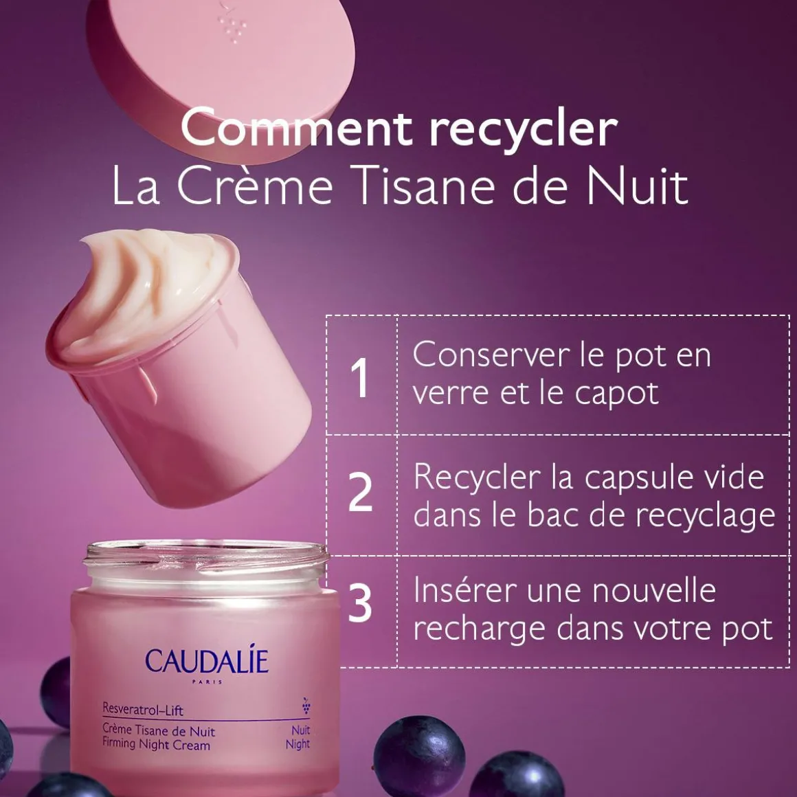 Crème Tisane de Nuit au Resvératrol, alternative au Rétinol