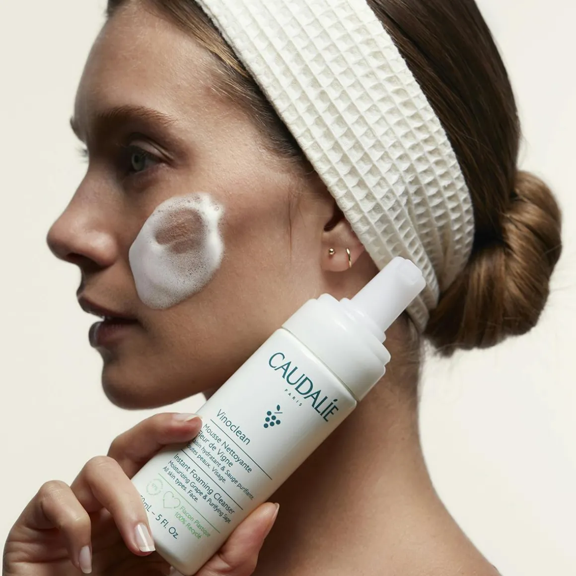 Duo mousse nettoyante fleur de vigne