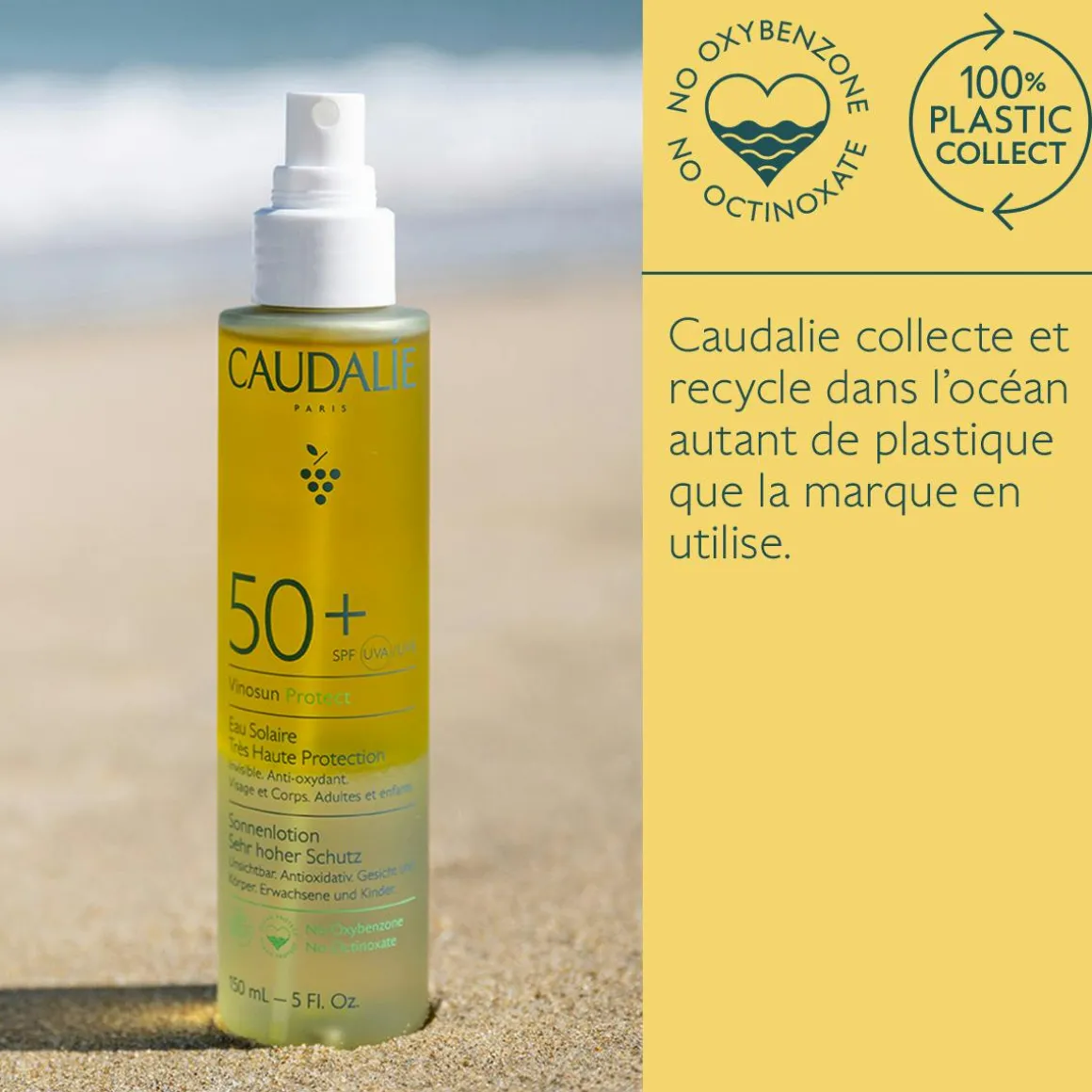 Eau Solaire Très Haute Protection SPF50+
