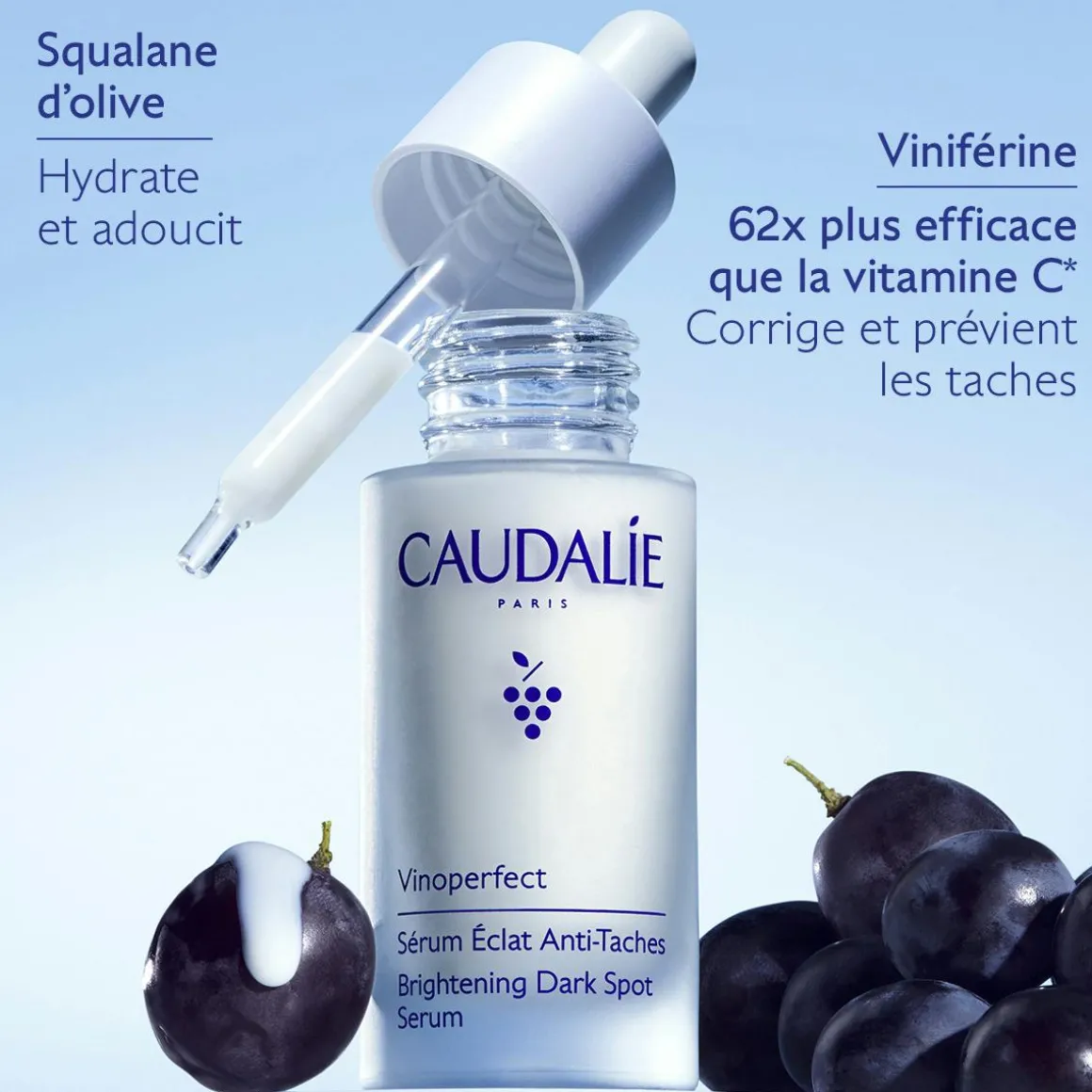Sérum Éclat Anti-Taches à la Viniférine, alternative à la Vitamine C - 30ml