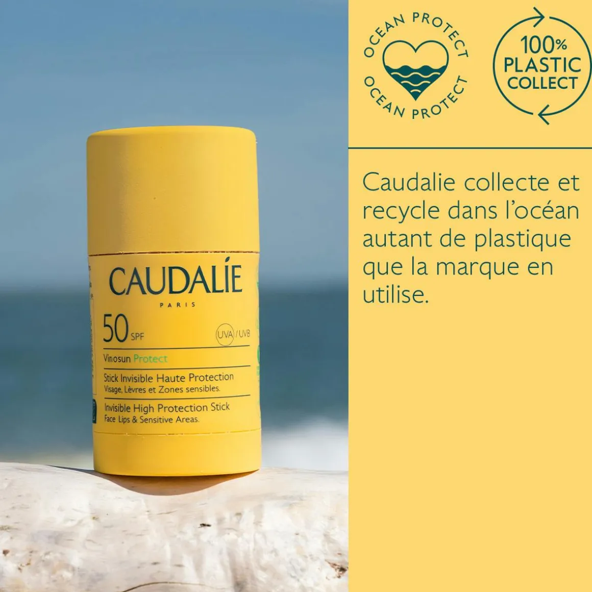 Stick Solaire Invisible Haute Protection SPF50